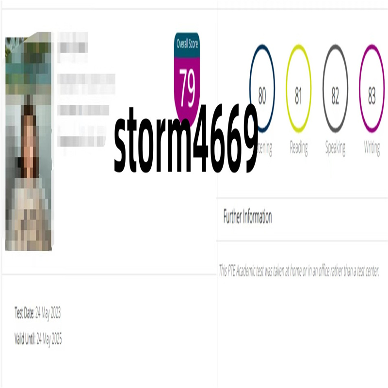 北京某同学pte保过考试出分79