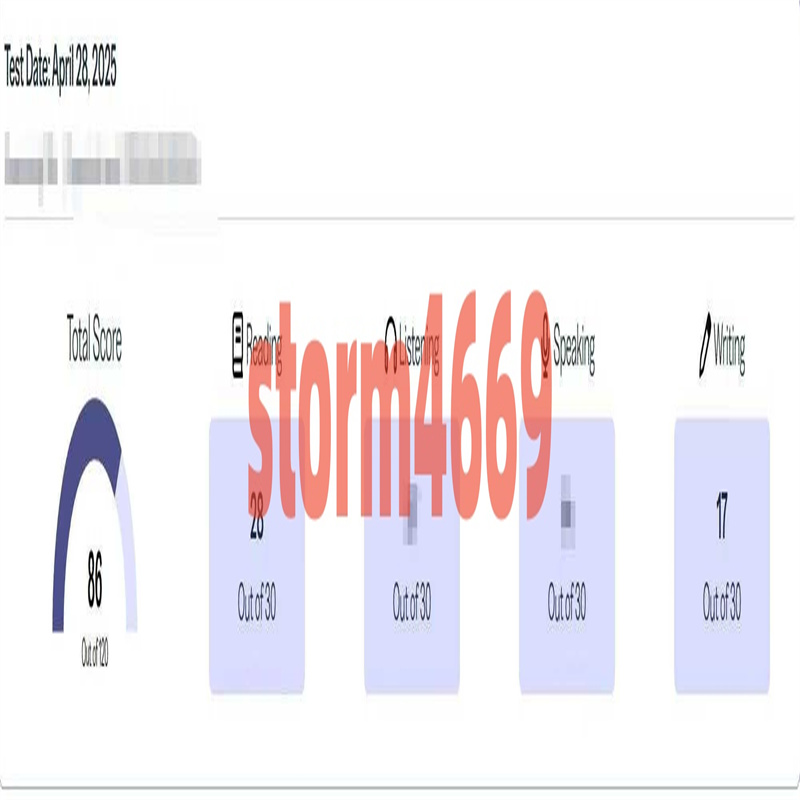 山东某同学托福保过出86分
