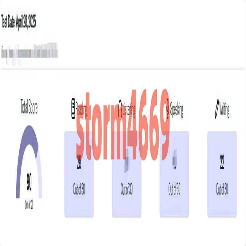 云南某同学托福助考出90分