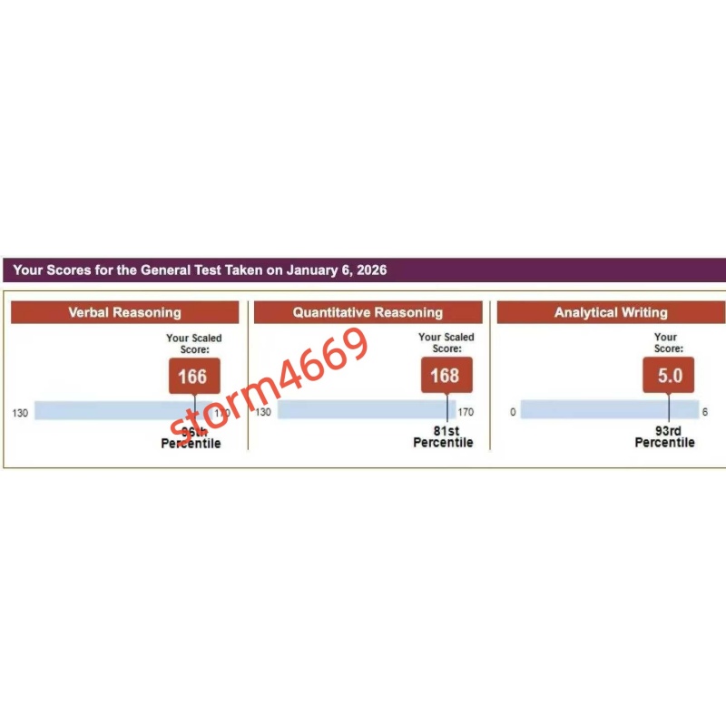 安徽某同学GRE考试保分出334